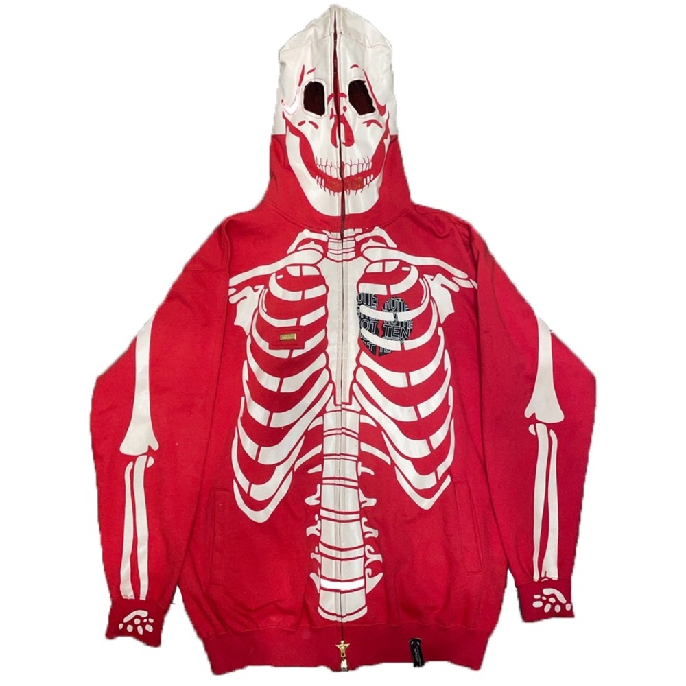 LRG “Dead Serious” skeleton hoodie